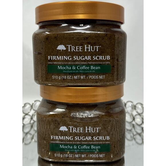 Lot of 2 Tree Hut Firming Sugar Scrub Mocha & Coffee Bean~New Rare -~ HTF - Picture 3 of 5